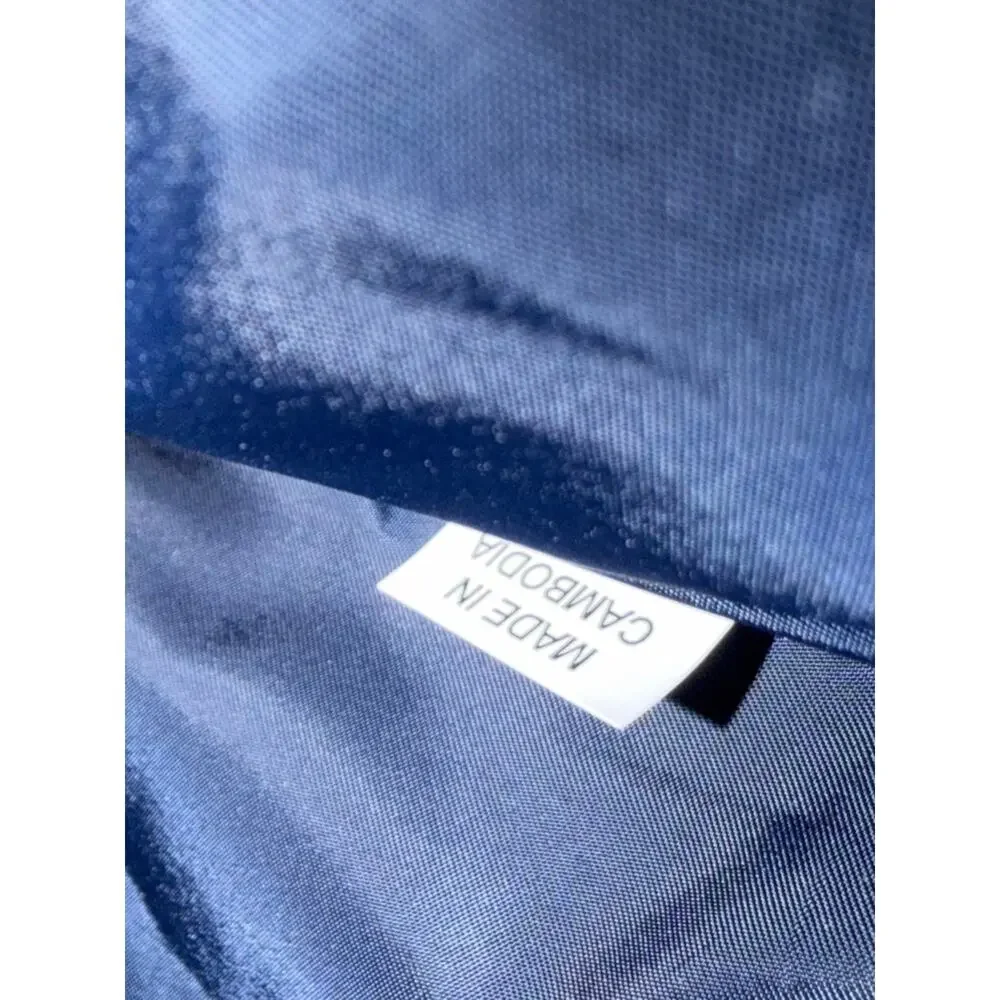 Tory Burch Nylon Tote with Logo Navy New